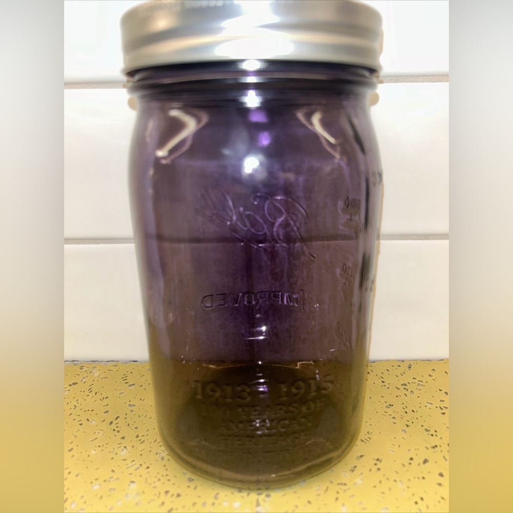Ball Improved Purple Quart Canning Jar 1913-1915 100 Years Of American Heritage - Picture 3 of 10